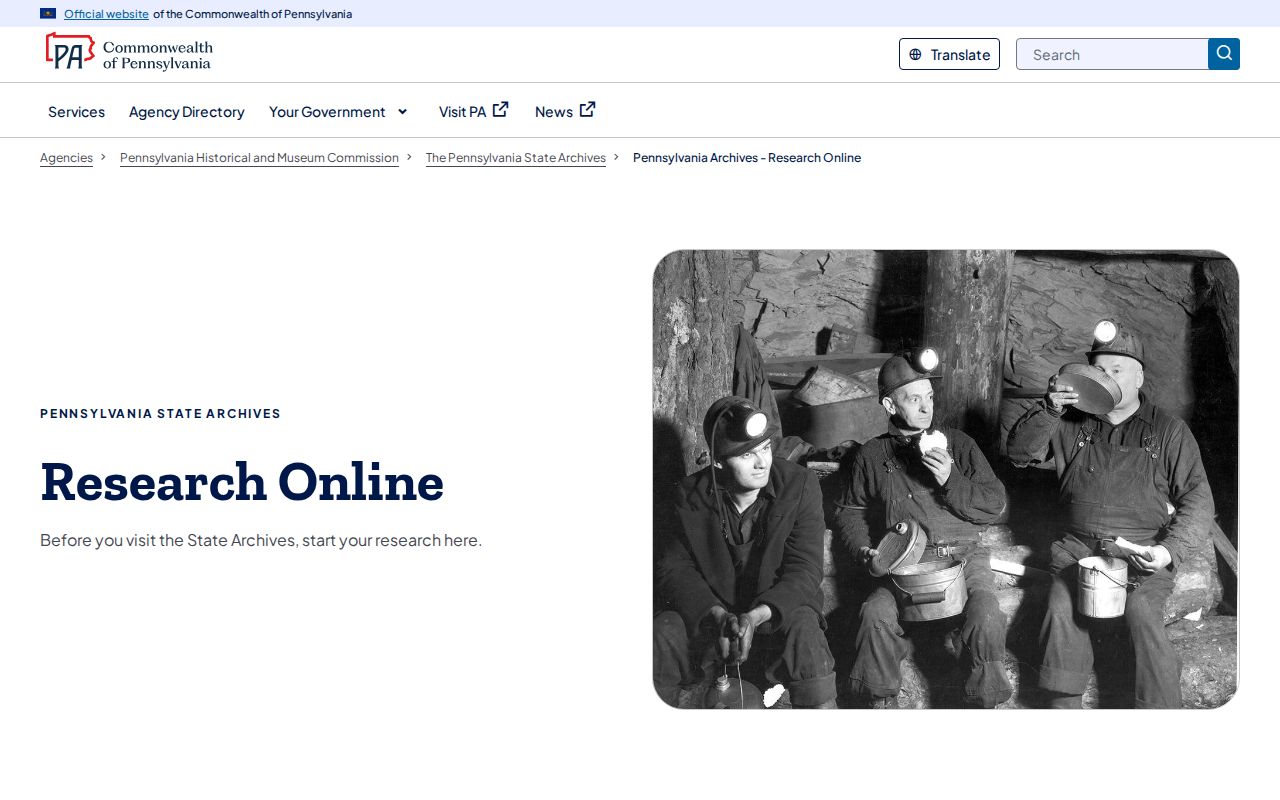 Upper Providence Township city directory tax-list research through Pennsylvania State Archives online portal