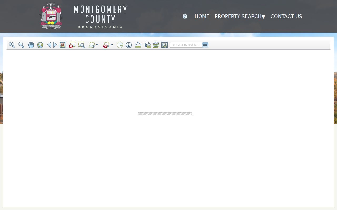 Upper Providence Township street directory parcel map search controls